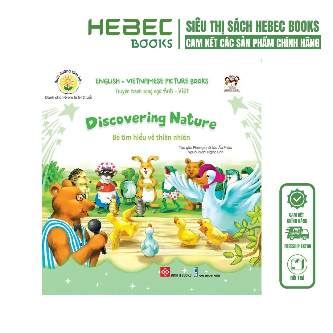 Truyện tranh SN Anh - Việt - Bé tìm hiểu về thiên nhiên (Discovering Nature)